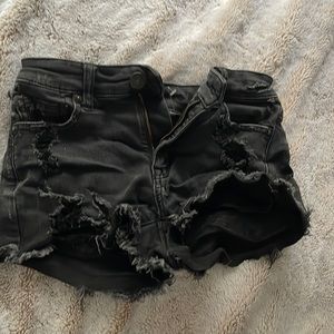 Black American eagle shorts